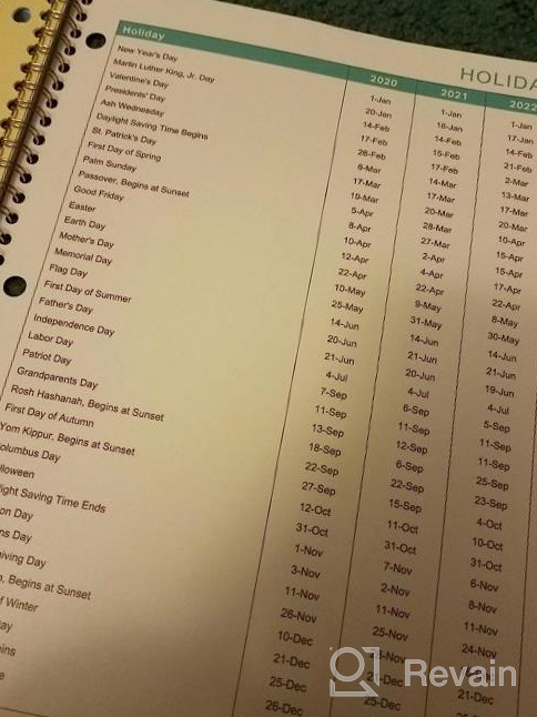 img 1 attached to 2023 Planner: 8" X 10" Large Agenda With Thick Paper, Twin-Wire Binding & Flexible Cover - Perfect For Home, School And Office Organization! review by James Handy