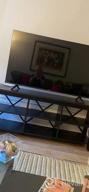 img 1 attached to Gray Oak TV Stand: Sawyer Rectangular Design For TV'S Up To 55 Inches review by David Tison