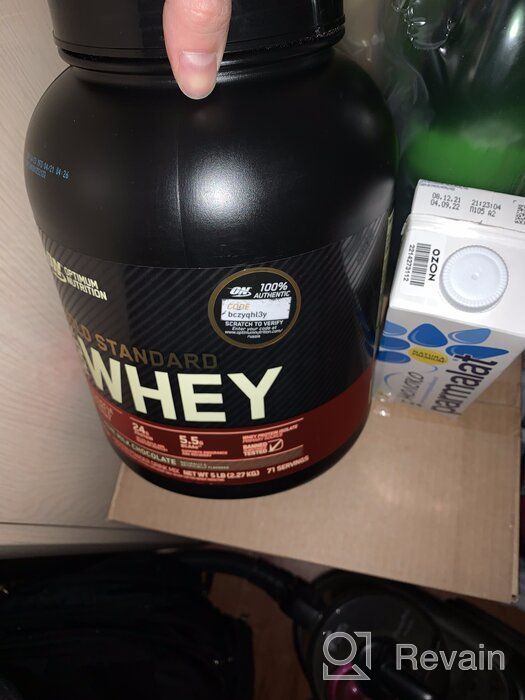 img 1 attached to Optimum Nutrition's Vanilla Ice Cream Gold Standard Whey Protein Powder, 2lb - May Vary in Packaging review by o Bnh ᠌