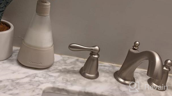 img 1 attached to Refillable Hand Soap Dispenser With Pump - 2 Pack Of Shatter Resistant Glass Container With Non-Slip Silicone Sleeve - Dishwasher Safe, 12Oz Each - Ideal For Bathroom - Periwinkle Color - Cleancult review by Zachary Cha