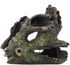 img 4 attached to FTVOGUE Aquarium Driftwood Artificial Decoration