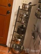 img 1 attached to Unassembled Hammered Steel Free Standing Pot Rack With 5 Tiers By Enclume - Ideal Cookware Stand review by Michael Hawkins