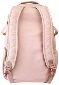 img 3 attached to Large Capacity Itzy Ritzy Diaper Bag Backpack - Bottle Pockets, Changing Pad, Stroller Clips & Comfy Straps!