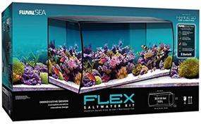 img 1 attached to 🐠 Fluval Sea Flex Saltwater Aquarium Kit - 123 L (32.5 US gal) - Black: The Ultimate Saltwater Aquarium Experience