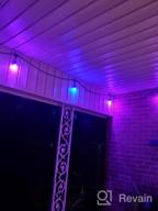 img 1 attached to Enhance Your Outdoor Ambiance With Mlambert'S Premium 3 Pack 48FT RGB Cafe String Lights - Dimmable, Shatterproof Edison Bulbs Perfect For Bistro, Backyard, And Garden - 144Ft Total Length review by Tyrell Rike
