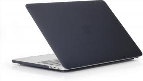 img 2 attached to Frost Black MacBook Pro 16-Inch Protective Cover By Se7Enline - Compatible With 2021/2020/2019 Models Featuring Retina Display And Touch Bar Touch ID