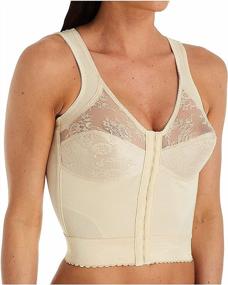 img 2 attached to Cortland Intimates Women'S Back Support Longline Bra 9603