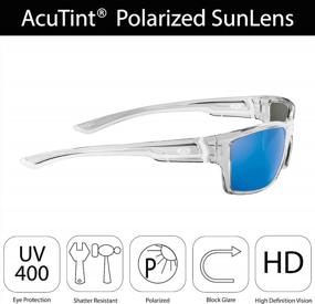 img 1 attached to 🕶️ Polarized Sunglasses with AcuTint Technology by Flying Fisherman: Enhancing Clarity and Eye Protection
