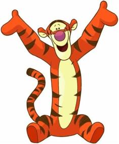 img 1 attached to 🐯 Roaring Fun with Tigger Bumper Sticker: Add Playful Flair to Your Ride