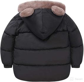 img 3 attached to 🧥 Warm and Stylish ARTMINE Baby Toddler Winter Down Coats with Hoods, Sizes 12M - 5Y