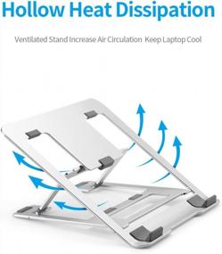 img 2 attached to Improve Your Laptop Experience With Our Adjustable, Lightweight And Ergonomic Laptop Stand.