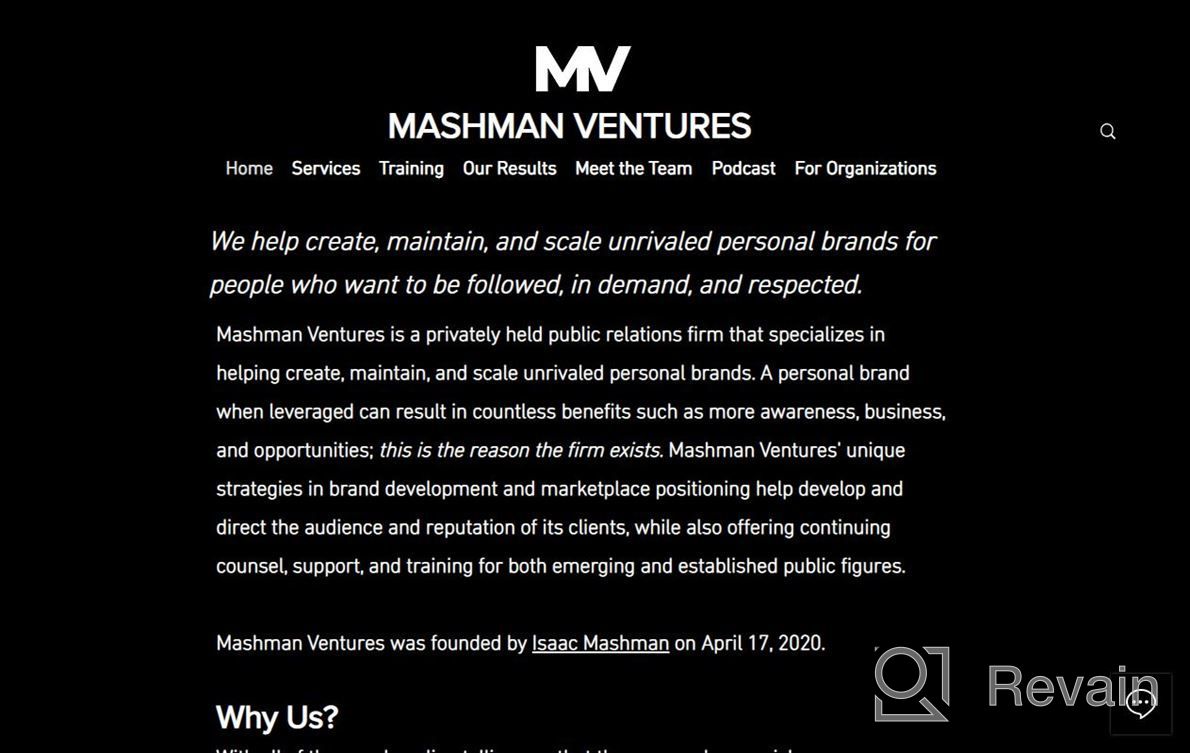 img 1 attached to Mashman Ventures review by Justin Quinones