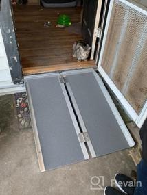 img 5 attached to Foldable Aluminum Wheelchair Ramp 6Ft X 29In With Additional Features For Enhanced Accessibility