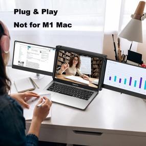 img 3 attached to Ficihp P2 Portable Plug and Play Extender - Compatible with 12.01" Displays, 1920X1080P, 60Hz