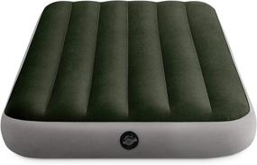 img 2 attached to 🛏️ Intex Twin Prestige Downy AIRBED with DURA-Beam Technology