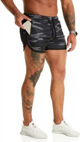 img 2 attached to Maximize Your Performance With PAIZH'S Quick Dry & Lightweight Men'S Running Shorts With Zipper Pockets