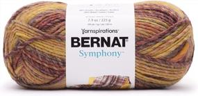 img 2 attached to 2 Pack Of Bernat Symphony Autumn Maple Yarn - 225G/8Oz - Nylon - 5 Bulky - 309 Yards - Perfect For Knitting And Crochet Projects