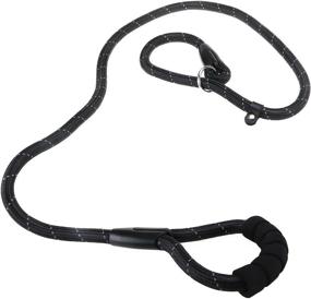 img 4 attached to UEETEK Dog Slip Collar Choke Leash: Reflective P-Leash for Training, Running, Walking & Hiking