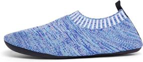 img 3 attached to 👞 Plzensen Slipper Lightweight Indoor Non Slip Boys' Shoes - Slip-On Slippers