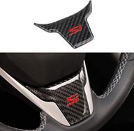 🚗 carbon fiber steering wheel sticker trim for honda civic 2016-2021 - topdall логотип