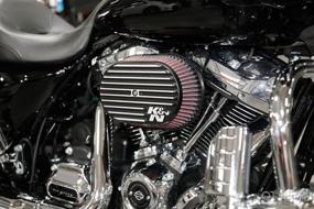 img 1 attached to 🏍️ High-Performance Air Intake System: Harley Davidson 2017-2019 107 M8 Touring Models Street Glide Road King Fat Boy Freewheeler RK-3956 by K&amp;N