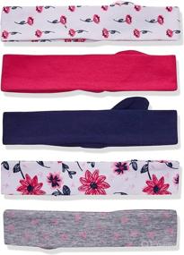 img 3 attached to 👶 Hudson Baby Cotton and Synthetic Headbands for Infant Girls