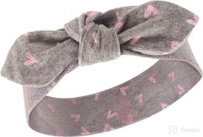 img 2 attached to 👶 Hudson Baby Cotton and Synthetic Headbands for Infant Girls