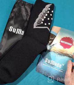 img 5 attached to Stay Dry And Comfortable With SuMade Merino Wool Waterproof Socks For Hiking, Cycling, And Wading