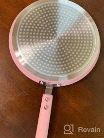 img 8 attached to Сковорода Mokpi'S с антипригарным покрытием для идеальных блинов и омлетов - идеально подходит для кемпинга и кухни (8 дюймов, розовый)