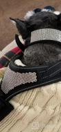 img 1 attached to Didog Rhinestone Dog Collar - Made Of Soft Velvet Colored Material - Suit For Girl Or Female Medium Large Dog Breeds review by Adam Rossi