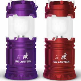 img 4 attached to MalloMe Battery LED Lanterns - Portable Camping And Emergency Lights - Perfect For Power Outages, Indoor And Outdoor Use