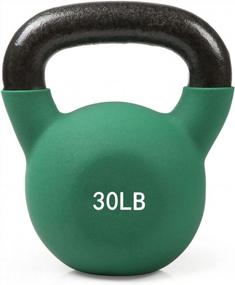 img 4 attached to 5-50 LB RitFit Neoprene Coated Kettlebell - Perfect For Full Body Workouts, Cross-Training & More!
