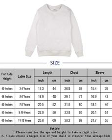 img 1 attached to 👕 Kids' Spring Gege Crewneck Pullover Sweatshirts: Style meets Comfort | Fashion Hoodies & Sweatshirts