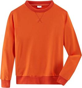 img 4 attached to 👕 Kids' Spring Gege Crewneck Pullover Sweatshirts: Style meets Comfort | Fashion Hoodies & Sweatshirts