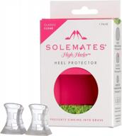crystal clear solemates high heel protectors - stop sinking into grass & protect designer shoes! логотип