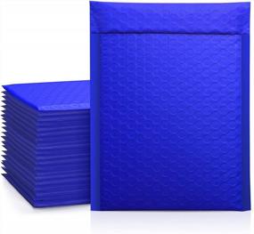 img 4 attached to 50 Pack Of #0 Royal Blue Metronic Bubble Mailers - Strong Adhesion Padded Self-Seal Packaging Bags With Cushioning Bubble Envelopes, Waterproof And Ideal For Shipping Jewelry, DVDs, Makeup, And More