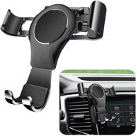 📱 enhanced lunqin car phone holder 2018-2020 volkswagen atlas | auto accessories navigation bracket | stylish interior decoration | mobile cell phone mount logo