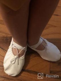 img 6 attached to High-Quality MAX Leather Dance Shoes for Girls - Perfect for Ballet, Gymnastics, and More