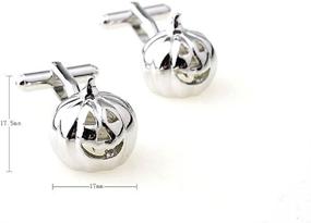 img 2 attached to Halloween Cufflinks Presentation: Men's Accessories for Polishing Cuff Links, Shirt Studs & Tie Clips by MRCUFF