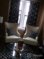 img 1 attached to Stylish Moroccan Inspired Blackout Curtains With Grommet Top For Living Room - 52 X 84 Inches, Red (1 Panel), By Melodieux review by Mahmut Ojeda