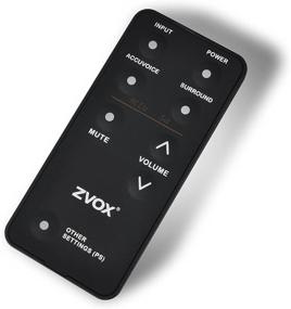 img 2 attached to Black AccuVoice AV203 TV Speaker With Patented Hearing Tech And 6 Levels Of Voice Boost - ZVOX Dialogue Clarifying Sound Bar, 30-Day Home Trial Included