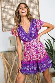 img 3 attached to AEL Vintage Bohemian Dresses 👗 for Women: Trendy Women's Clothing in Dresses