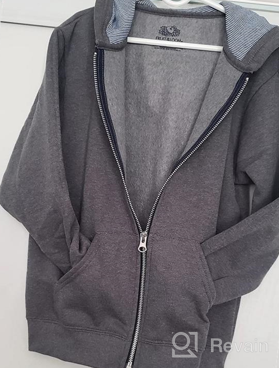 img 1 attached to 👕 Fruit of the Loom Boys' Charcoal Heather Sweatshirt - Fashionable Hoodies and Sweatshirts for Boys review by Dan Weeman