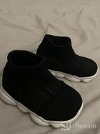 img 1 attached to 👟 Breathable Anti-Slip Outdoor Shoes for Toddler Boys review by Bryan Gibbons