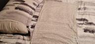 картинка 1 прикреплена к отзыву 1000-TC Luxury Microfiber Down Comforter Quilt Cover Set: Nanko Queen Bedding Duvet With White & Black Marble Print, Zipper Closure + Ties - Modern Style For Men & Women от Kenny Noel