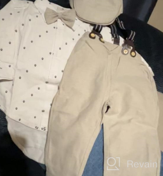 img 1 attached to 🧒 Gentlemen-Inspired Suspenders: Stylish Toddler Boys' Clothing Collection review by Allan Duman
