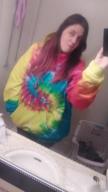 img 1 attached to Tie Dye Pullover Hoodie For Youth & Adults - Colortone Brand review by Justin Abreu