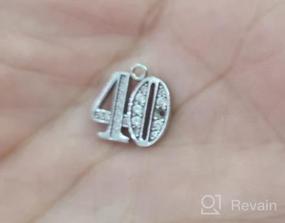 img 6 attached to DALARAN Letter Charm For Pandora Bracelets - Perfect Birthday Gift For Women, Celebrate 21St, 30Th, 40Th And 50Th With Style And Elegance