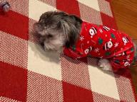 img 1 attached to ❤️ KYEESE Valentine's Day Dog Pajamas: Pink Heart Patterned PJs for Small Dogs - Soft, Stretchable Velvet Onesie for Holiday Comfort review by Jared Gopalan