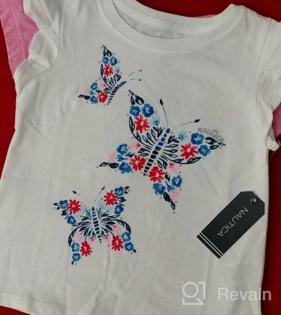 img 1 attached to 👚 Nautica Girls Little Sleeve Graphic Girls' Apparel review by Nancy Russell